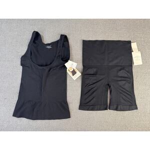 NWT Cato Dreamwear Shapewear 2 Piece Set Seamless Black Size 1X